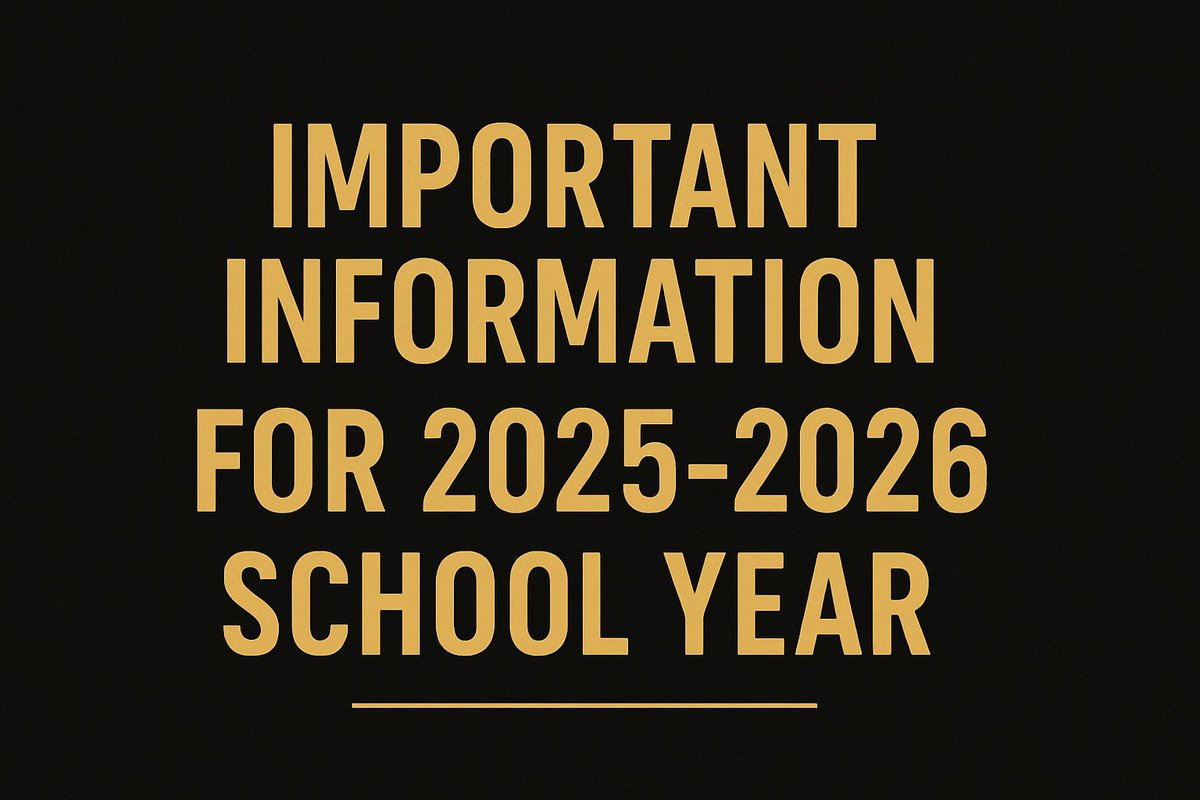 Read about the latest updates for the 2025-2026 school year. The message was shared via email with families earlier this afternoon.

🔗 - tinyurl.com/yj9y2dmy