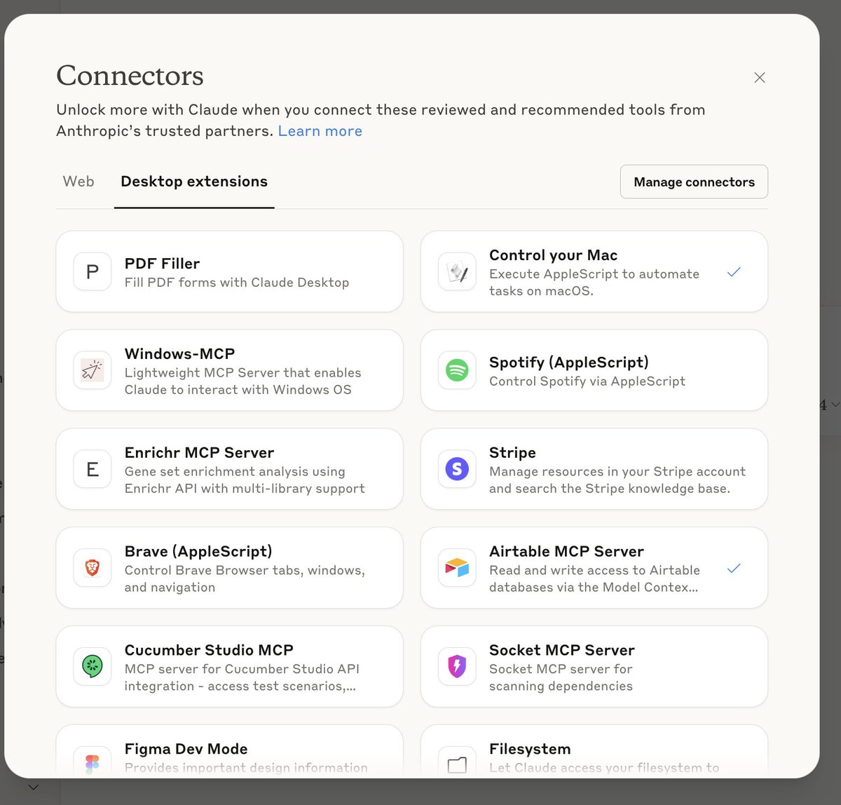 elomaur's tweet image. just as i'm getting a good grasp on MCPs and its implementation , looks like @AnthropicAI released connectors yesterday, removing yet another layer of abstraction from the complexity. glad i learned the fundamentals of how it works before this release otherwise it would have been…