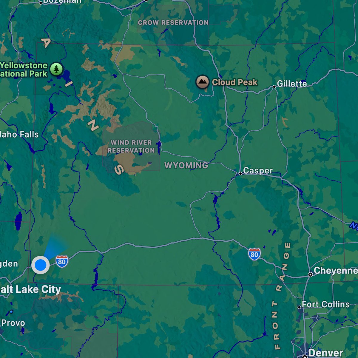 jeffmihaly's tweet image. Hello Wyoming