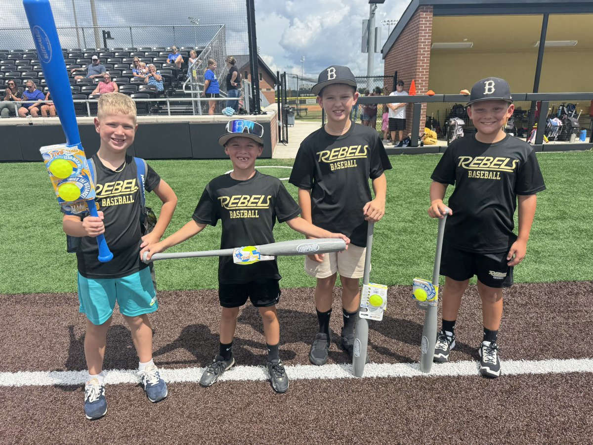 BoyleCoBaseball's tweet image. Rebel Youth Baseball Camp Home Run Derby Champs 2025 💥💣