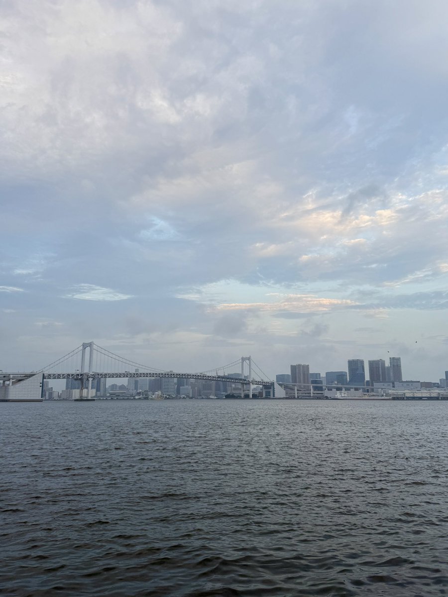 cleopatras777's tweet image. 7月16日(水) 4:54
気温26℃ 
おはようございます😊
早朝は曇りですが日中は南海上から雨雲が北上して雨☔予報😅梅雨前線じゃないけど梅雨末期かなぁ🤔
例年の梅雨でない気象状況は20日の参議院選挙結果の前超？
皆さま素敵な1日をお過ごしください🏃‍♂️
#tokyo 
#イマソラ
#レインボーブリッジ
