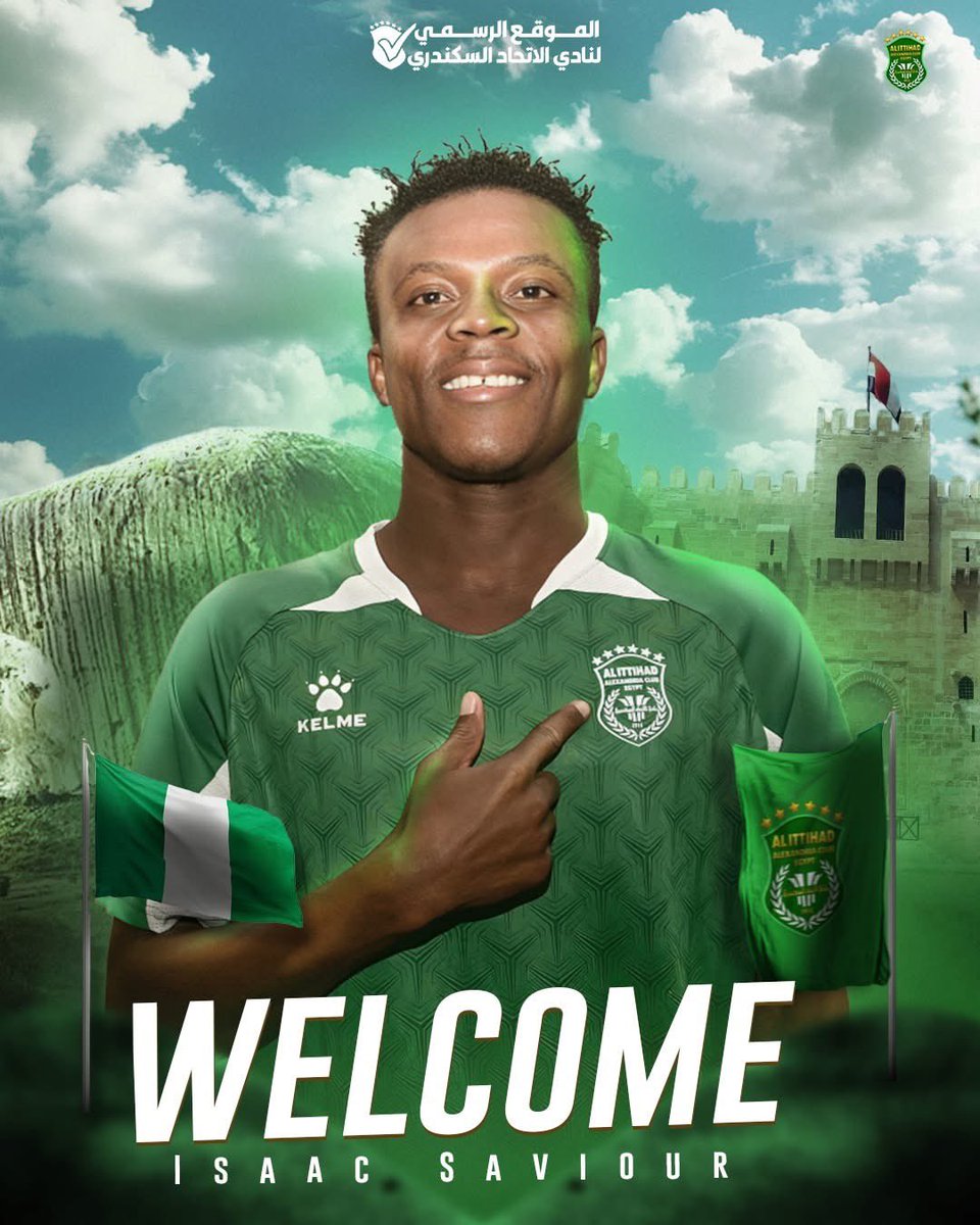 AkilaMatawal's tweet image. ✍️Done Deal ✅
Midfielder Saviour Isaac joins Egyptian side @IttihadAlex from @rangersint
#NewChapter #Transfers #AfricanFootball