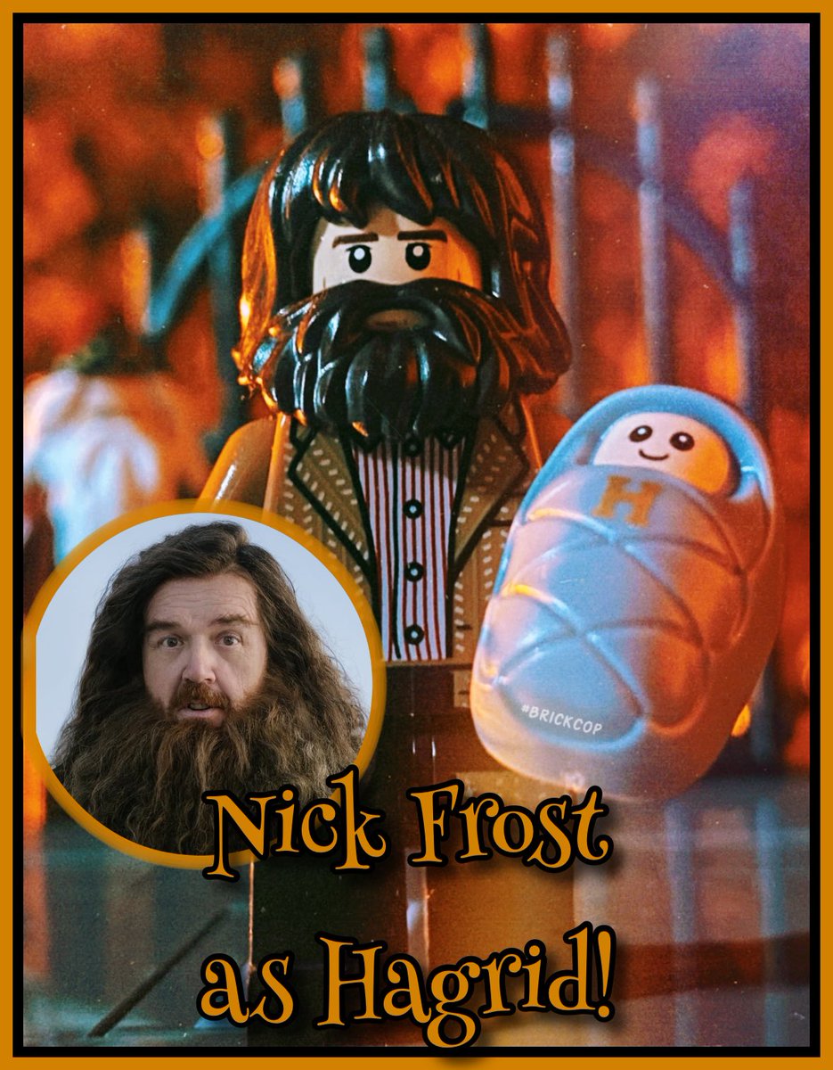 Brick_Cop's tweet image. It’s epic to see the very talented Nick Frost playing Hagrid for the first time in the upcoming Harry Potter TV Series! 🪄
“You think it - wise - to trust Hagrid with something as important as this?"
"I would trust Hagrid with my life," said Dumbledore.”
#HarryPotter #Hagrid ⚡️