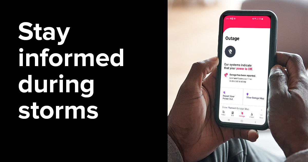 EntergyLA's tweet image. Keeping you informed in the event of a storm is very important to us. Our online storm center, View Outages website, social media feeds, and free Entergy app offer updates and information about outages in your area. For more: enter.gy/60144A3eM