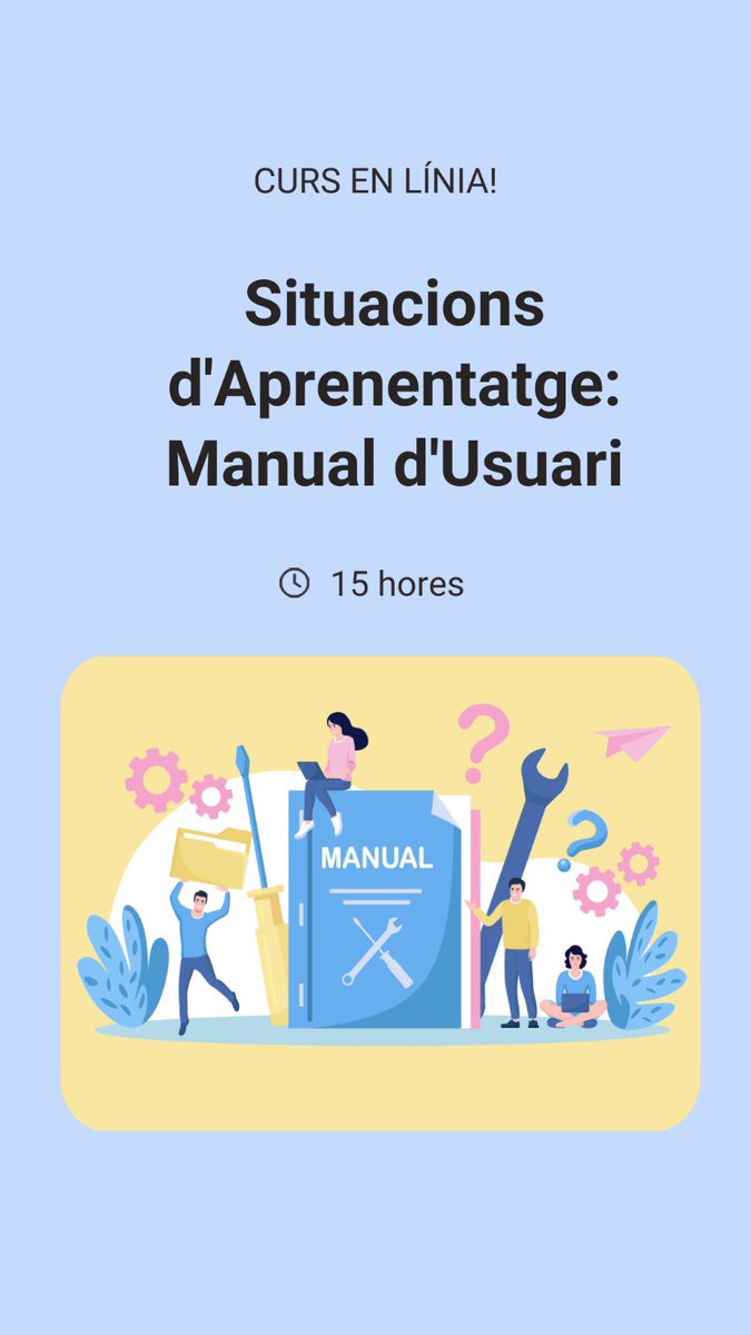 PrisMa Formació (@prismaformacio) on Twitter photo 🚀 Aquest juliol, formació intensiva per a docents!
👉 prisma.cat (enllaç a la bio)
#FormacióDocent #CursosPrisMa #SituacionsdAprenentatge #EdicióIntensiva #DocentsEnAcció #EducacióInnovadora #AprenentatgeSignificatiu 🚀 Aquest juliol, formació intensiva per a docents!
👉 prisma.cat (enllaç a la bio)
#FormacióDocent #CursosPrisMa #SituacionsdAprenentatge #EdicióIntensiva #DocentsEnAcció #EducacióInnovadora #AprenentatgeSignificatiu