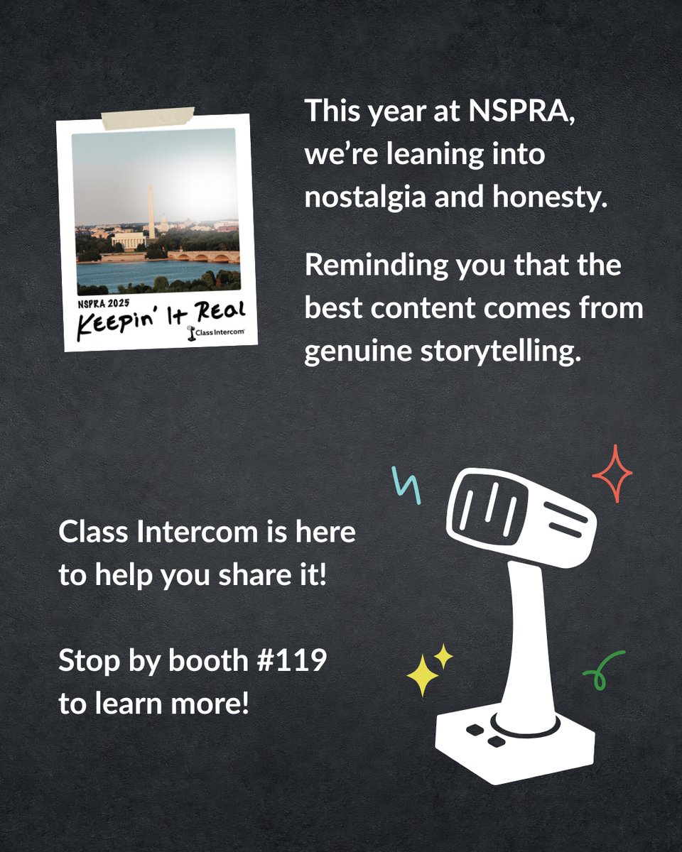 The most powerful school stories are the authentic ones.

This year at #NSPRA2025 we’re leaning into nostalgia, honesty, and what it means to Keep It Real on school social media. Stop by booth #119 to learn more.

Can't make it? Let's connect: trst.in/dG27AD

#Road2NSPRA