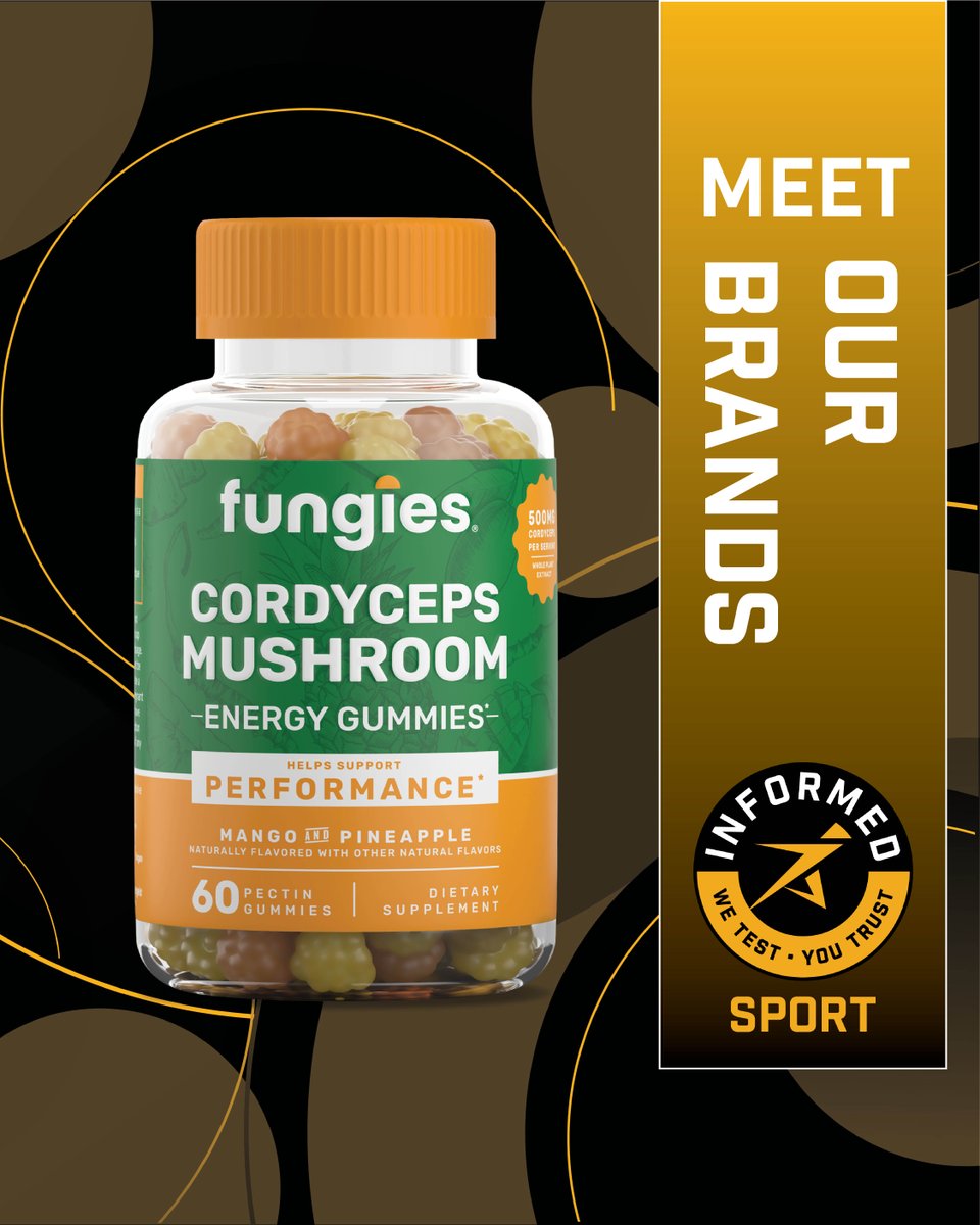 INFORMED (@wetestyoutrust) on Twitter photo They may only be in their first year of certification, but you could definitely say <a href="/eatfungies/">Fungies</a>
is growing on us 😉
Learn all about both of their Informed Sport certified products at the link below.
ow.ly/wlin50Wq7TI
#WeTestYouTrust #InformedSport #MeetOurBrands #Fungies They may only be in their first year of certification, but you could definitely say <a href="/eatfungies/">Fungies</a>
is growing on us 😉
Learn all about both of their Informed Sport certified products at the link below.
ow.ly/wlin50Wq7TI
#WeTestYouTrust #InformedSport #MeetOurBrands #Fungies