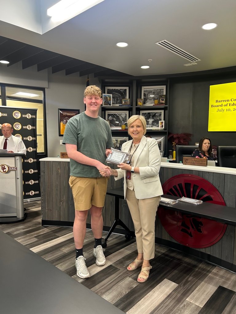 Congrats to Ross Reed, Barren County High School’s Disney Dreamer, for being named Student of the Month! Your achievements inspire us all! 
#WeareBC