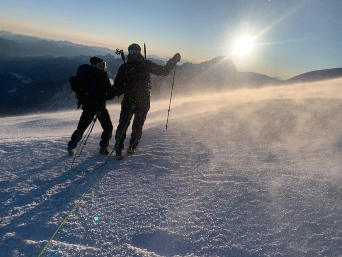 Tad windy up there…