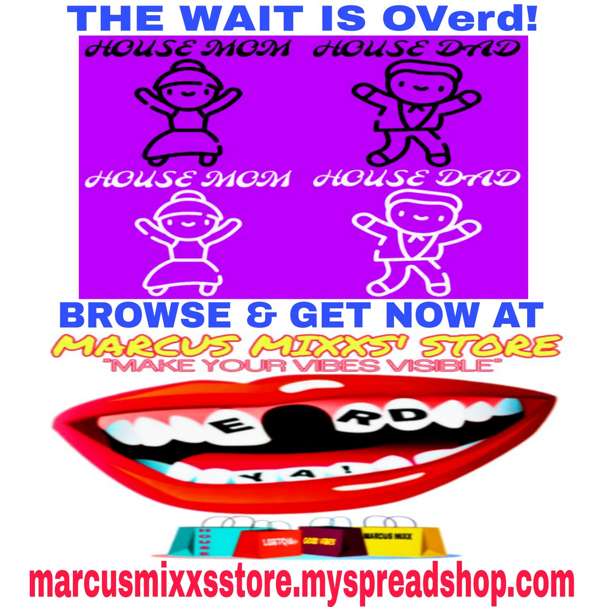 extremepridetv's tweet photo. "MARCUS MIXXS' STORE" 
https://t.co/jqSGzCxCPX 

FINALLY!!!!!!!!! 

"HOUSE MOM" &amp; "HOUSE DAD" GEAR HAS ARRIVED &amp; IS AVAILABLE NOW!

EXCLUSIVELY AT "MARCUS MIXXS' STORE"
https://t.co/jqSGzCxCPX https://t.co/SOcgAmDF8O