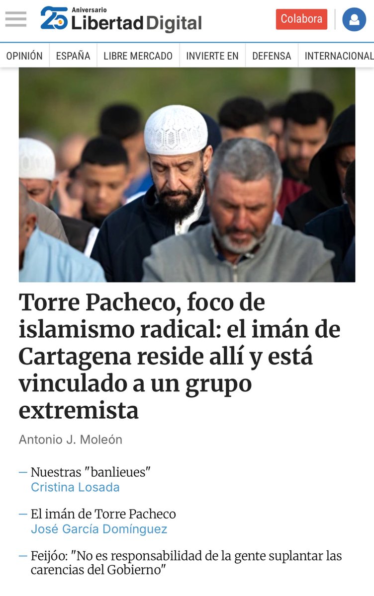 <a href="/RobertoVaquero_/">Roberto Vaquero</a> <a href="/Carmen_Mnzn/">Carmen</a> <a href="/frenteobreroesp/">Frente Obrero España</a> Por qué nadie habla de la noticia publicada por libertad digítal?
Tienen miedo porque han perdido el control de la seguridad de las calles
A mí me huele fatal