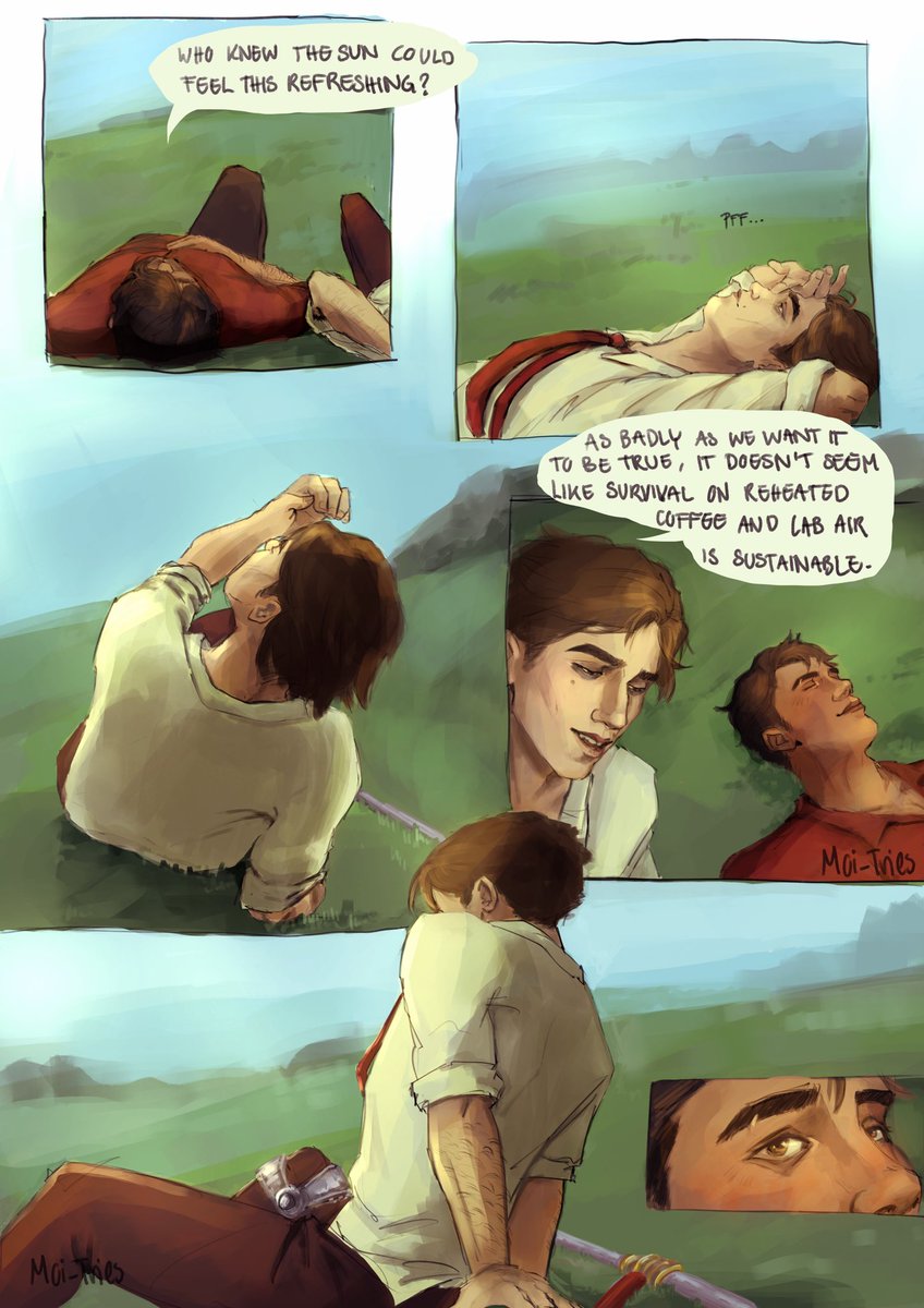 3/7 

Scientists seek discoveries (aka healing properties of the sun) 
#arcane #jayvik