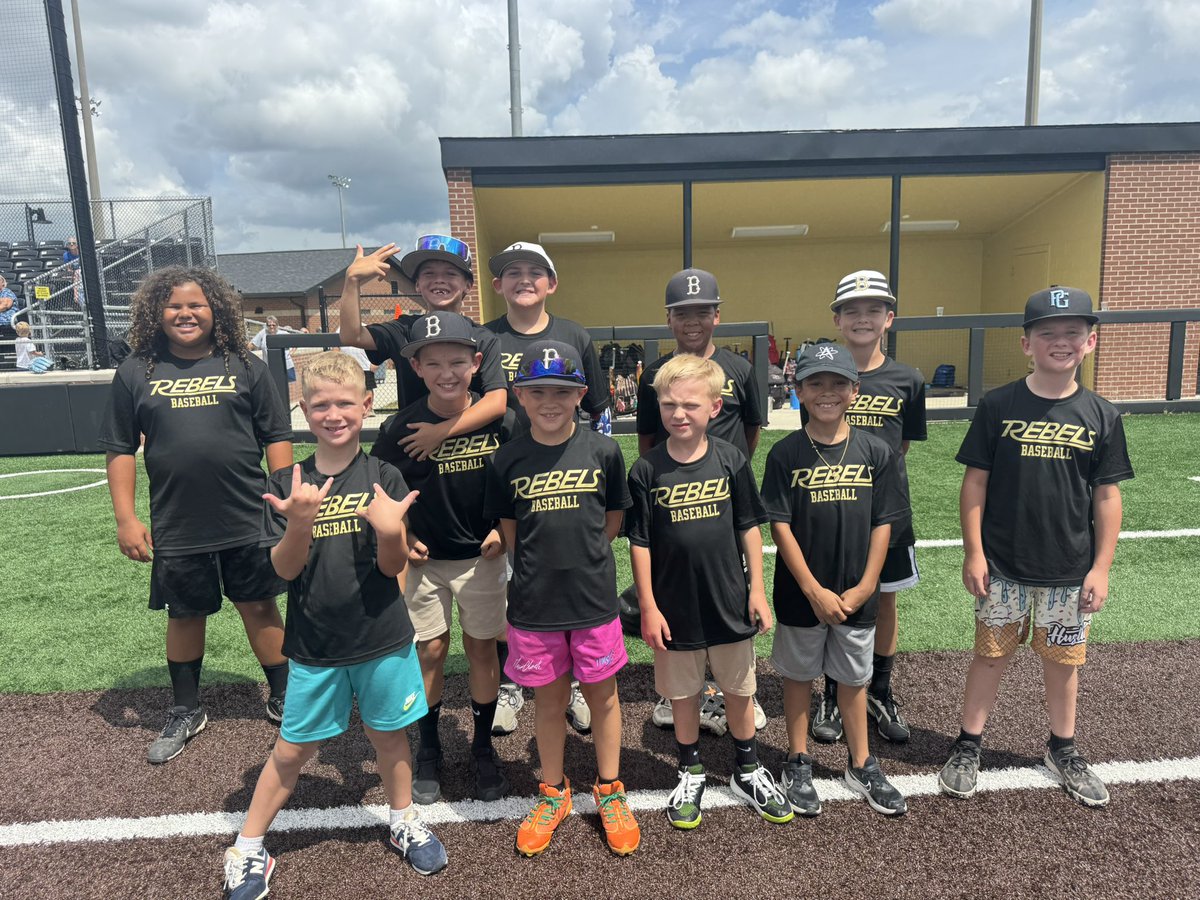 BoyleCoBaseball's tweet image. Rebel Youth Baseball Camp 5 Tool Players of the Day of their group! 🧰🏃♂️🔋⛽️🎯⚾️
