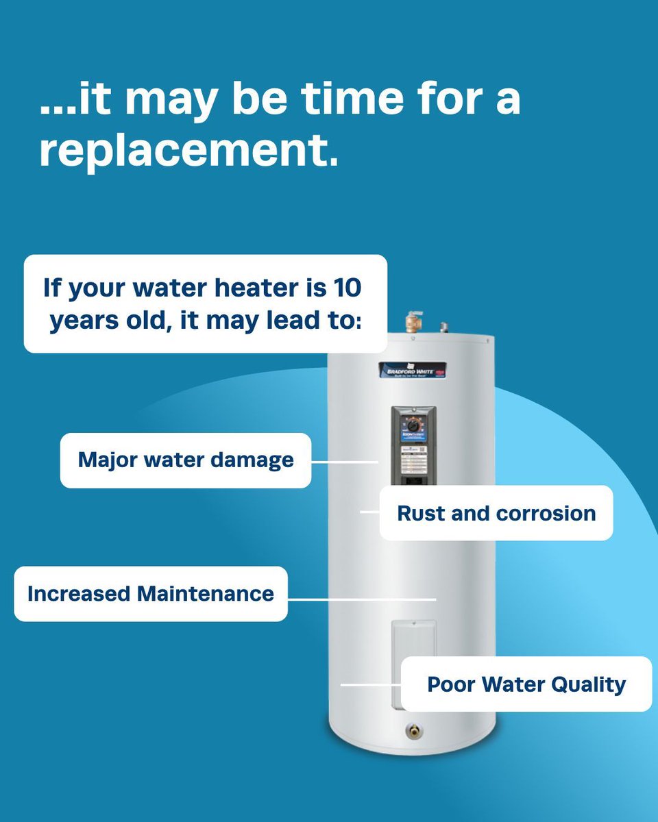 NotturnoHome's tweet image. Did you know that you need to update your tanked water heater every 8-10 years? Save on a new installation with $200 off installation!

📞 508-306-8625

#CompleteHomeComfortCompany #NotturnoHomeServices #AC #HomeMaintenance #HVAC #TeamNotturno #NotturnoQuality #minisplits