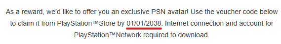 TheAzureCrow's tweet image. Jeez Sony, at least give me some time to think about it.