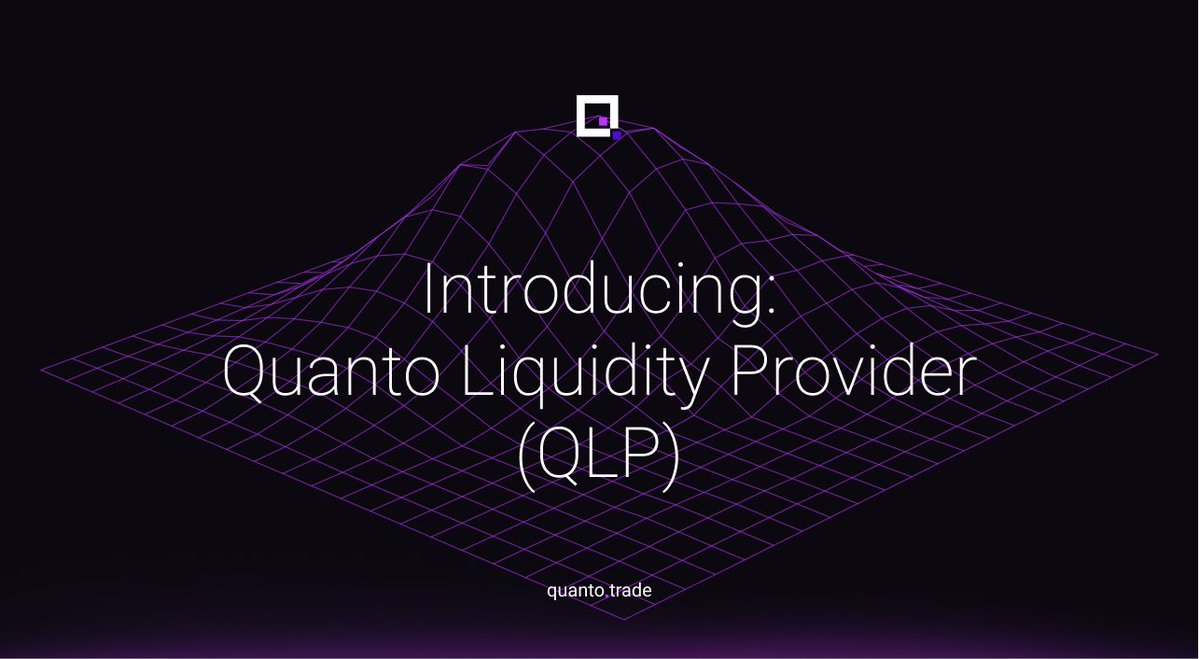 QuantoTrade's tweet image. The Quanto Liquidity Provider (QLP) is the core liquidity engine powering trading on quanto.trade.
It operates as the primary market maker in the platform’s order books, enabling frictionless trading experiences and providing consistent liquidity across all listed…