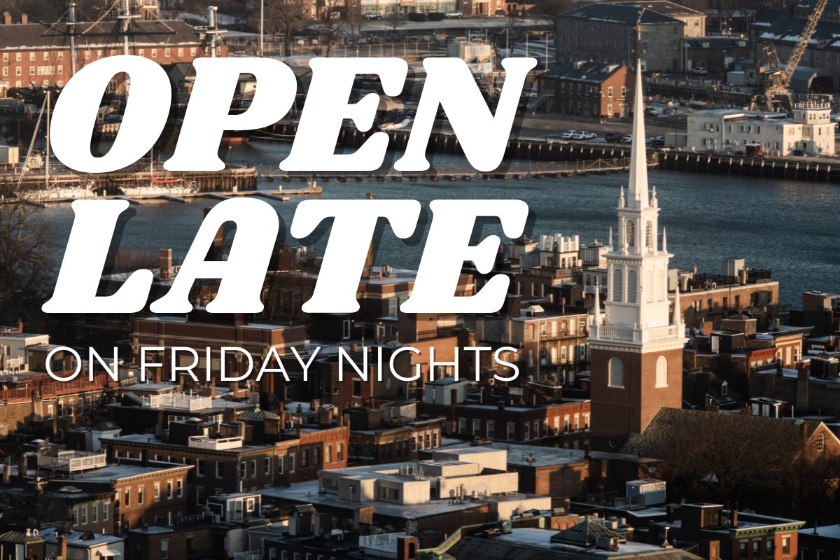 OldNorth1723's tweet image. This summer, we're open until 7pm on Fridays! Come by and enjoy a beautiful evening in the North End.