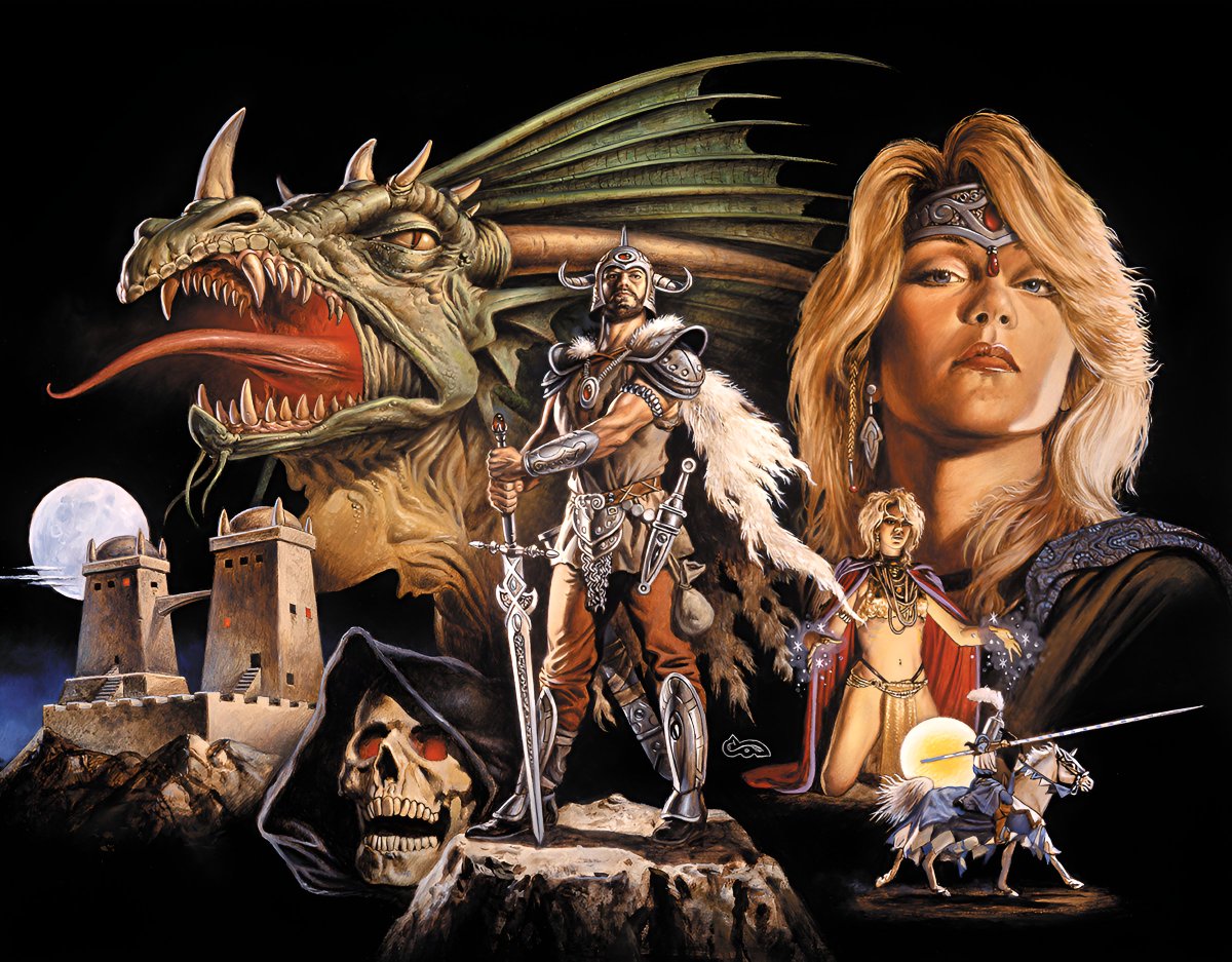 The Forgotten Realms by Clyde Caldwell