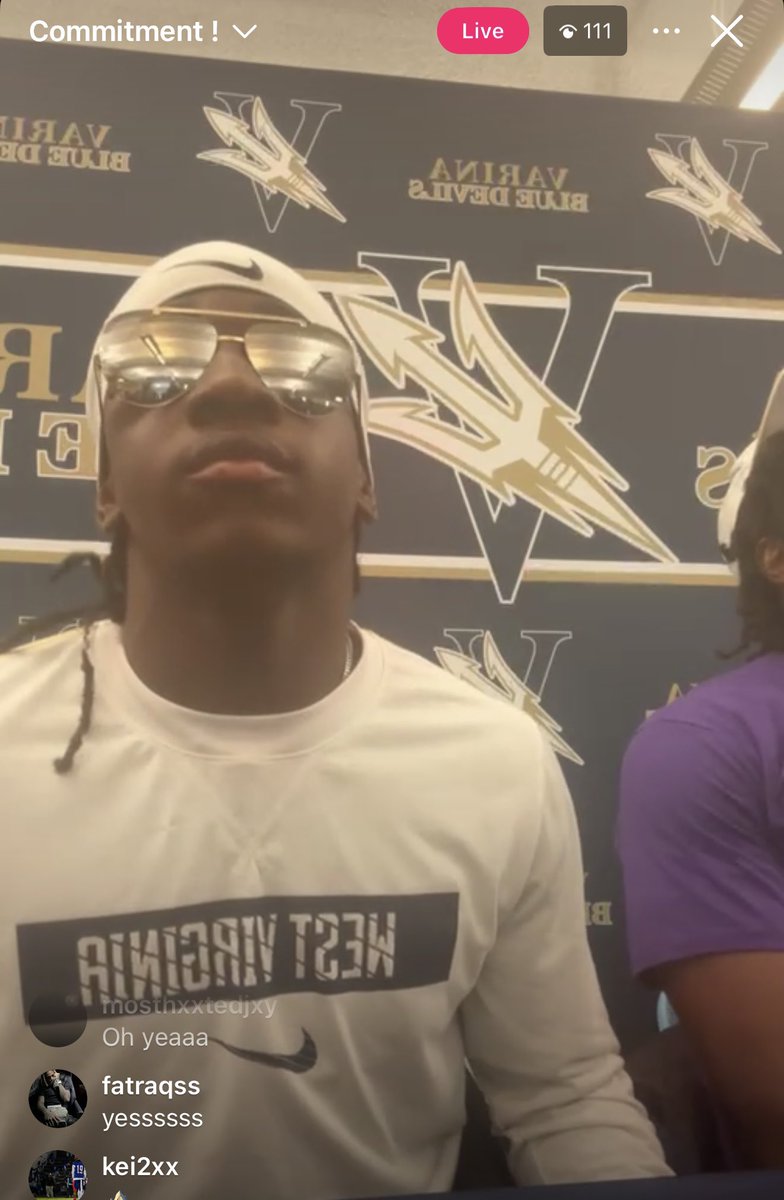 2026 RB SirPaul Cheeks has announced his commitment to #WVU on IG.