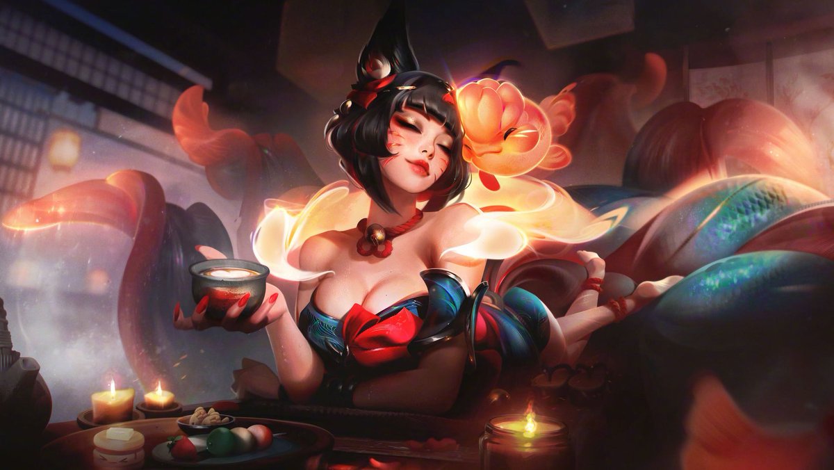 baephine's tweet image. imagine giving ahri an ASUโฆ
โฆjust to give her transcendent skin
โฆthen to give her legendary, too
โฆto finish with mythic variant off
dear riot, stop updating characters if you still milk money from skins that are above epic tier with very few model changes.