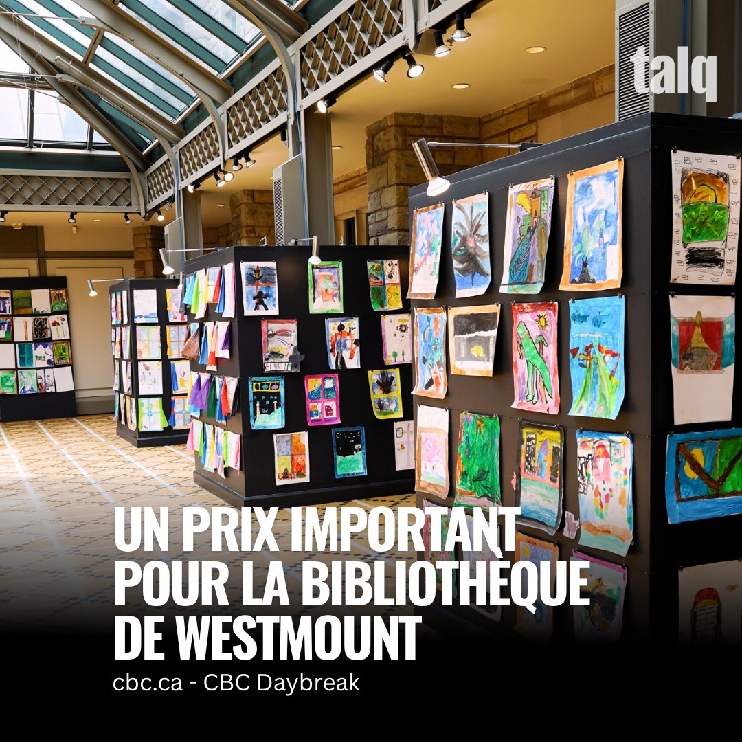 talq_quebec's tweet image. La bibliothèque municipale de Westmount, la plus ancienne du #Québec et la seule canadienne à remporter le prix John Cotton Dana, soulignant le patrimoine, l'engagement communautaire et l'accès inclusif aux événements et services.
* Informez-vous 👉🏼 ow.ly/MIY150WpZp9