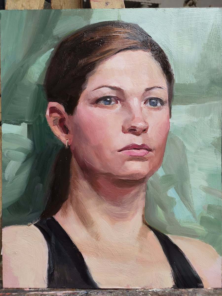 redregenmann's tweet image. Portrait head