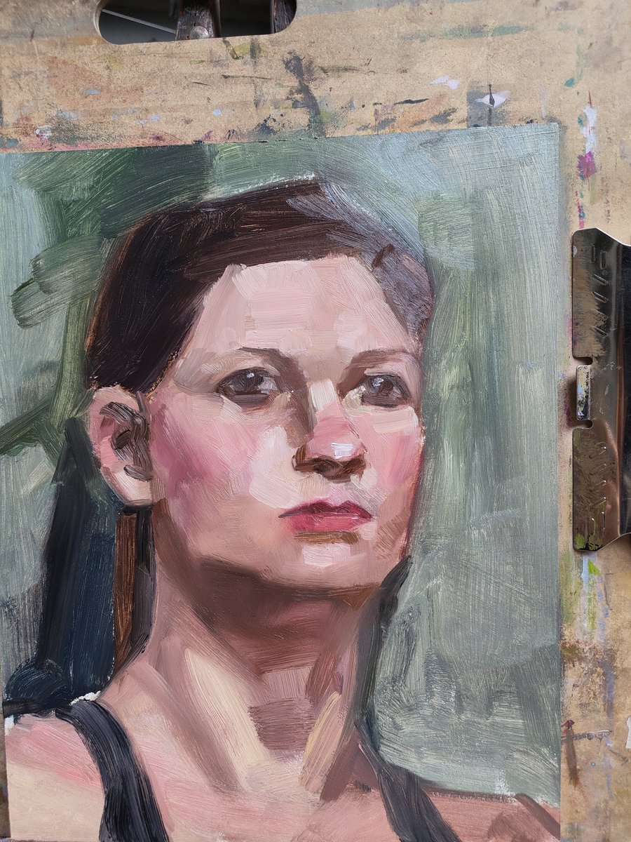 redregenmann's tweet image. Portrait head
