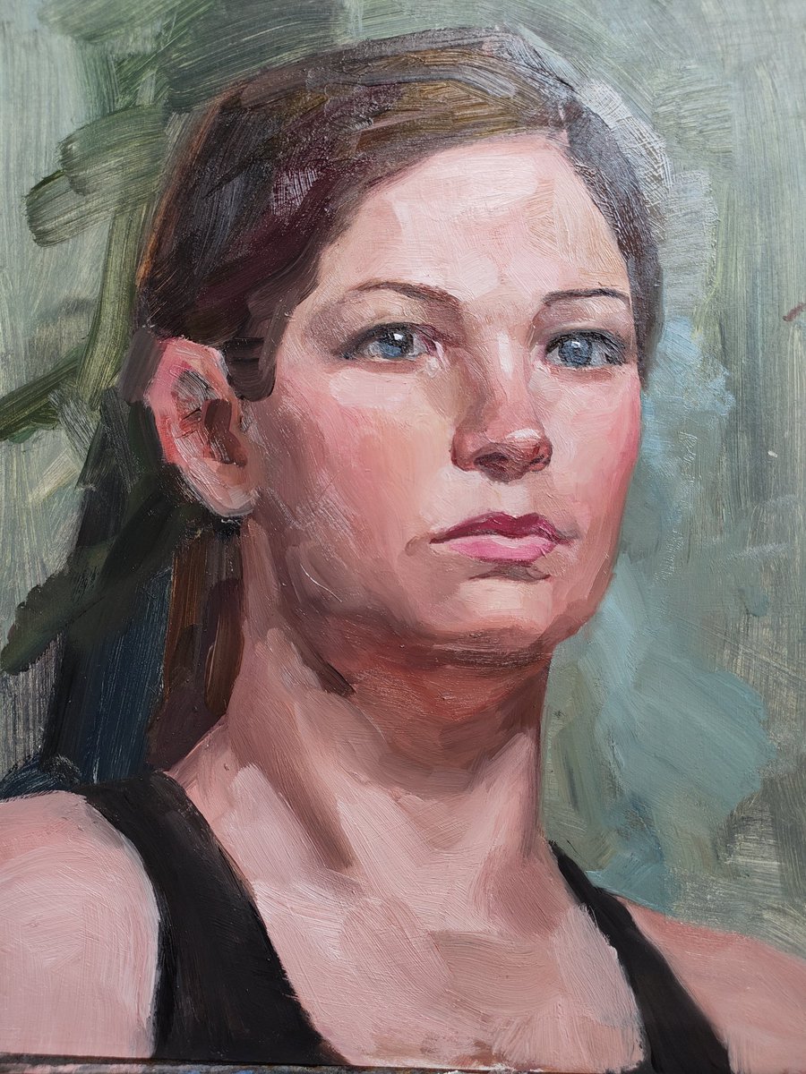 redregenmann's tweet image. Portrait head