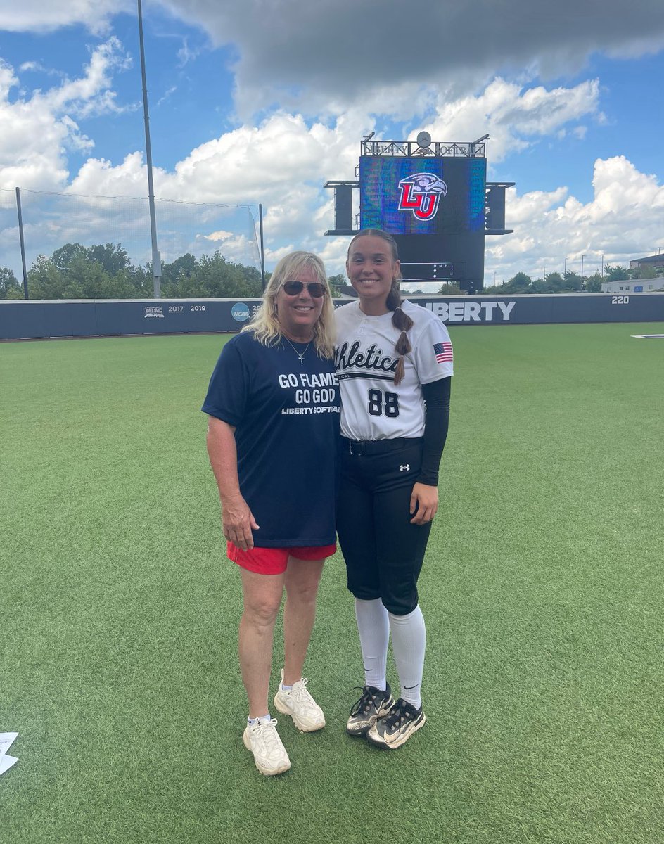 Alivia Harris (@aliviaharris88) on Twitter photo Thank you <a href="/LibertySB/">Liberty Softball</a> for a wonderful camp today loved the environment and great feedback. Can’t what to be back in the fall!!
<a href="/kickem2theKIRB/">Emily Kirby Nagle</a> <a href="/CoachDot_LU/">Dot Richardson</a> <a href="/coachkfagan/">Kasey Fagan Graham</a> Thank you <a href="/LibertySB/">Liberty Softball</a> for a wonderful camp today loved the environment and great feedback. Can’t what to be back in the fall!!
<a href="/kickem2theKIRB/">Emily Kirby Nagle</a> <a href="/CoachDot_LU/">Dot Richardson</a> <a href="/coachkfagan/">Kasey Fagan Graham</a>