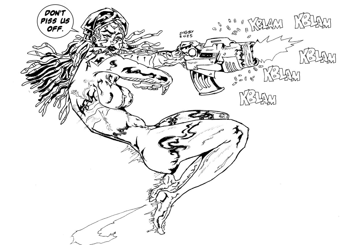 digbysart's tweet image. THE ENGINEER
From THE AUTHORITY and now #Superman
Pencil + Nanquim Ink + Digital Colours