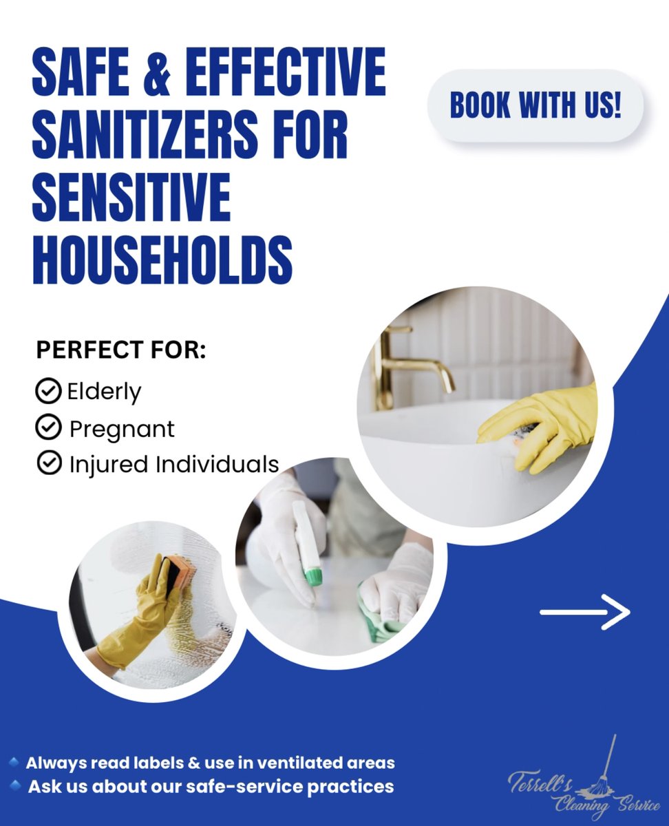 TerrellsService's tweet image. #CleanWithCare #SafeSanitizing #TerrellsCleaningService #PregnancySafeCleaning #ElderlyCare #NonToxicCleaning #HomeHealthHacks #CleaningMotivation #CleaningTips #Cleaningtipsandtricks #NewYorkCityCleaning #TristateCleaning #Cleaningservices #NYCCleaning #CleaningService