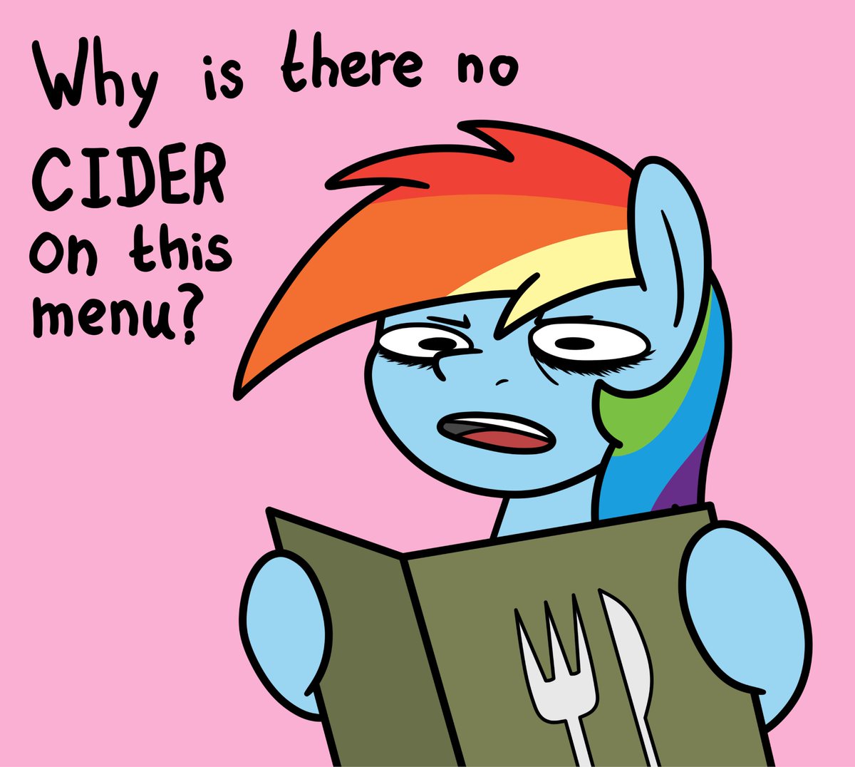 EwoudCPonies's tweet image. Dashie has but one simple rule for picking a place to eat.
tumblr.com/ewoudcponies/7…
#mlp #mlpart #mlpfim #rainbowdash