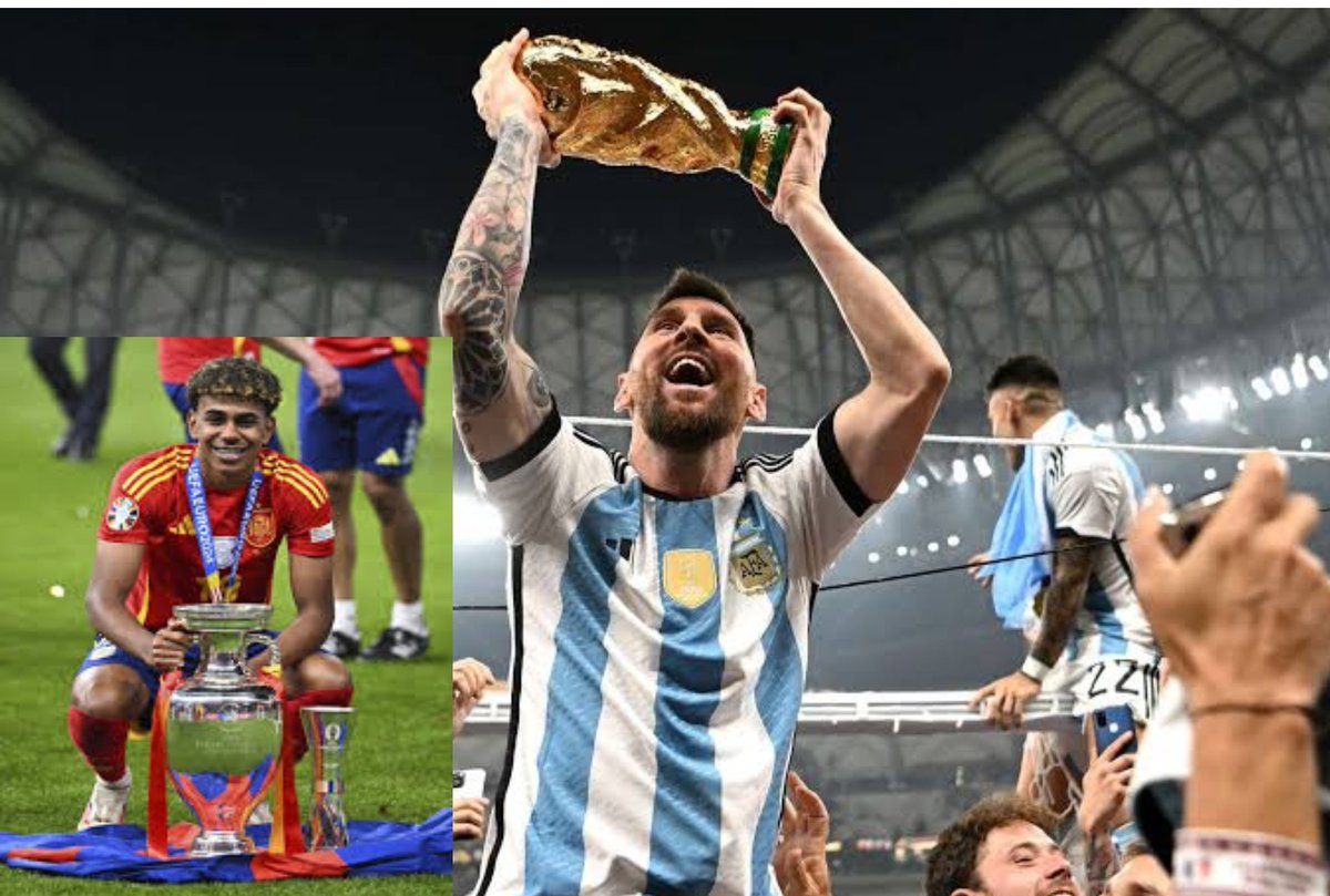 Yamal at 17years old 
Messi at 35years old