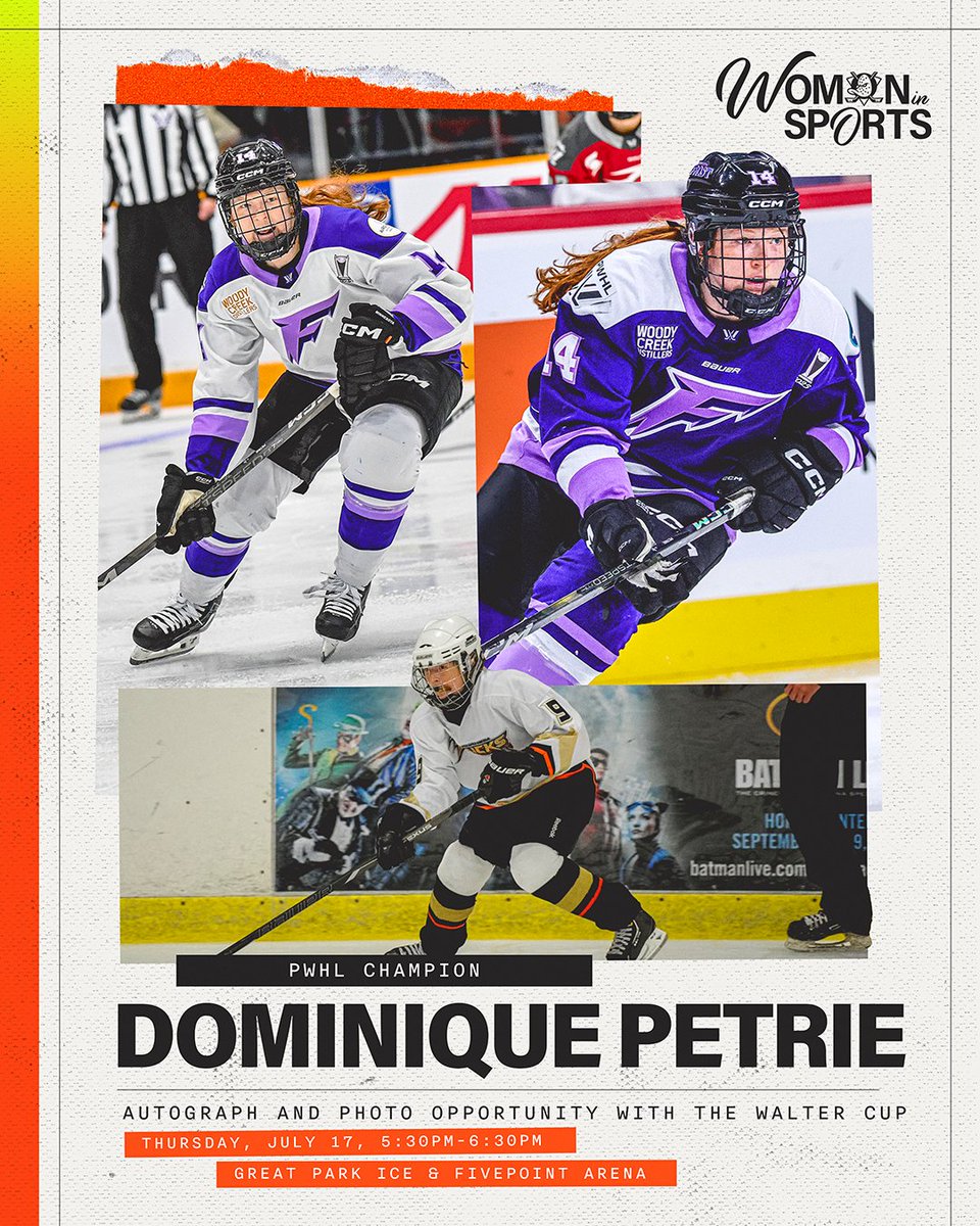Anaheim Ducks (@anaheimducks) on Twitter photo For the first time ever, the Walter Cup is coming to OC🏆
PWHL champ Dominique Petrie of <a href="/PWHL_Minnesota/">x - Minnesota Frost</a> will be bringing the Walter Cup to Great Park Ice on Thursday from 5:30 - 6:30 p.m. for autographs and photo opportunities. For the first time ever, the Walter Cup is coming to OC🏆
PWHL champ Dominique Petrie of <a href="/PWHL_Minnesota/">x - Minnesota Frost</a> will be bringing the Walter Cup to Great Park Ice on Thursday from 5:30 - 6:30 p.m. for autographs and photo opportunities.