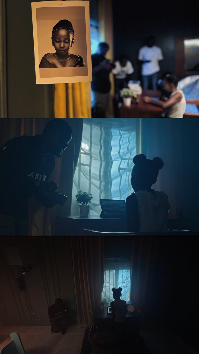 GaradTank's tweet image. frames from a music video shoot set