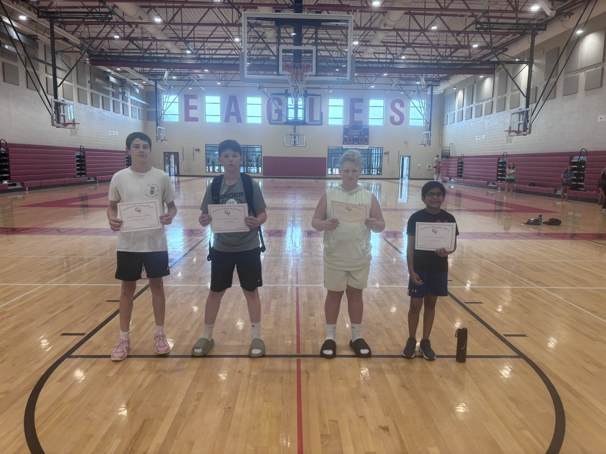 Knockout was the day 3 competition! Congrats to Caleb, Isaac, Eli, and Nihan!