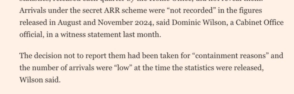 The afghans the government resettled weren’t included in ONS migration data. They state they’re resettling 24k collaborators, but they’re entitled to bring a wife and any kids under 18. The average afghan family has 5 kids, so the real number is probably closer to 140k