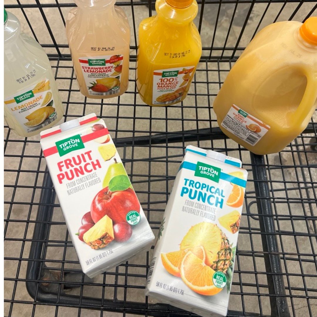 Tipton Grove juices and snacks bring bold taste to every sip and bite. Try them today! 🍓🍇🍉🍊🍎 #TiptonGrove #AwardWinningBrands