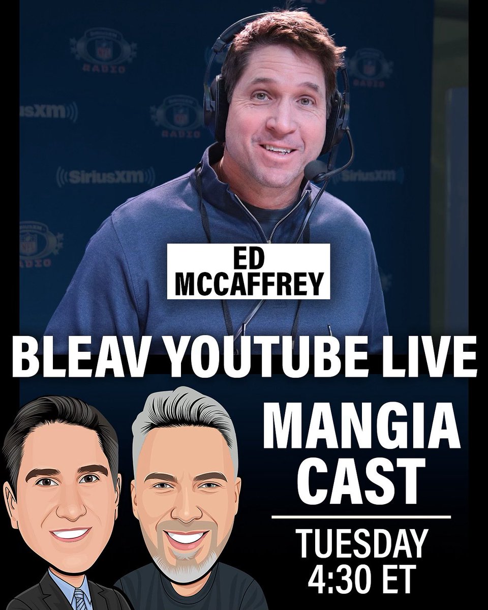 BobPapa_NFL's tweet image. Going live 4:30pm EDT w/ @87ed @BleavNetwork @MangiaCast @GiantInsider #Mangia #chinchin. Click on link👇
youtube.com/live/SYzZbT74q…