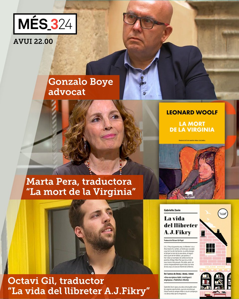 Periscopi (@ed_periscopi) on Twitter photo Avui, al <a href="/Mes_324/">Més 324 - TV3</a>, el traductor <a href="/octavigilpujol/">Octavi Gil Pujol</a> per parlar de La vida del llibreter A. J. Fikry, de Gabrielle Zevin: Avui, al <a href="/Mes_324/">Més 324 - TV3</a>, el traductor <a href="/octavigilpujol/">Octavi Gil Pujol</a> per parlar de La vida del llibreter A. J. Fikry, de Gabrielle Zevin: