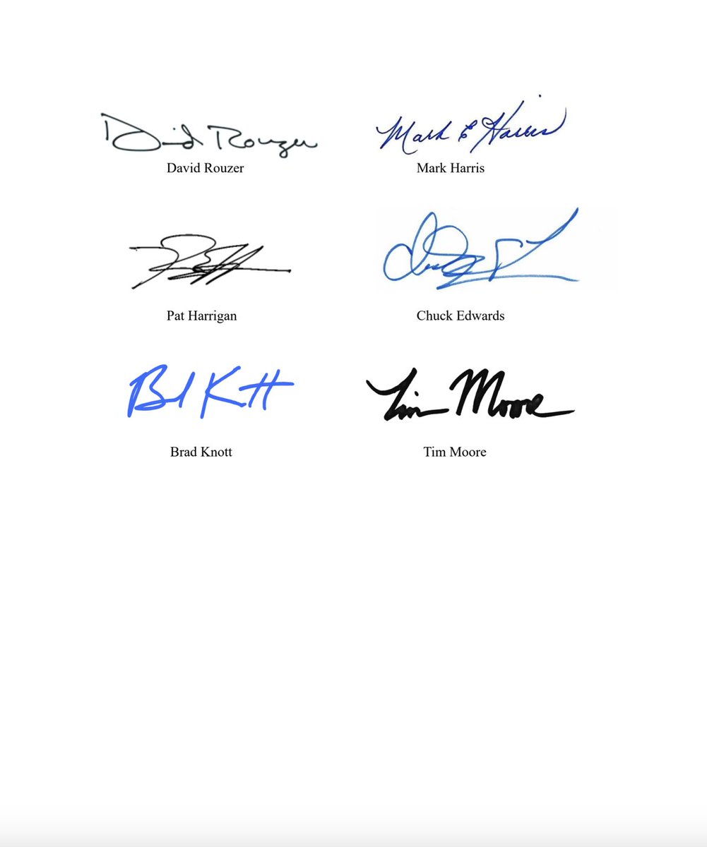 Olivia_Beavers's tweet image. New -- The entire House GOP North Carolina delegation sent a letter to NC Gov. Stein today responding to his July 2 letter that raised "deep" concerns that Pres. Trump's OBBB would hurt SNAP, Medicaid, etc. in the state. Stein argued it could pose a long-term threat "to the…