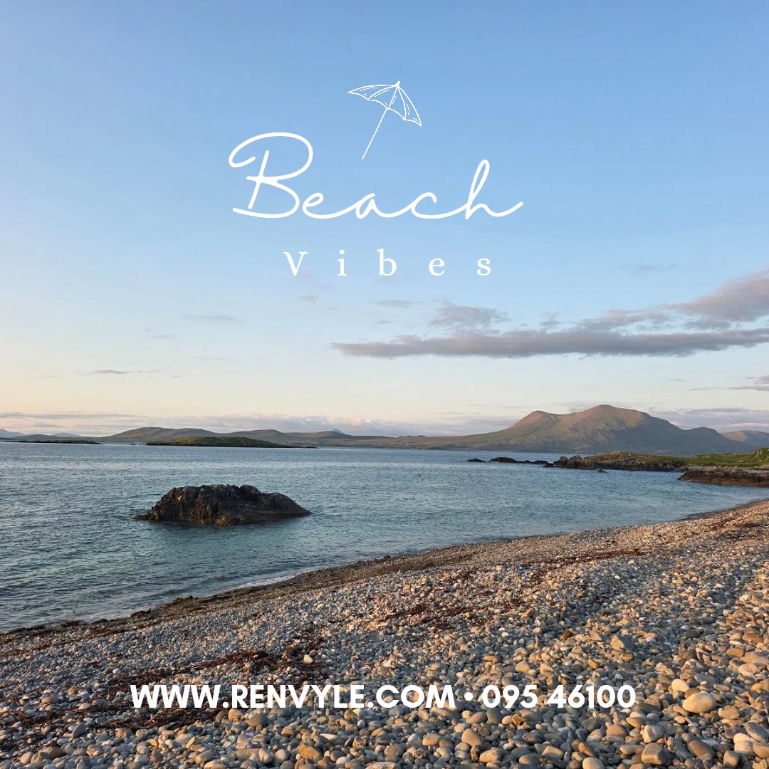 Summer by the Sea at #RenvyleHouse in #connemara on the shores of the ##wildatlanticway 
here, the only stress is on relaxation ♡
095 46100 • renvyle.com