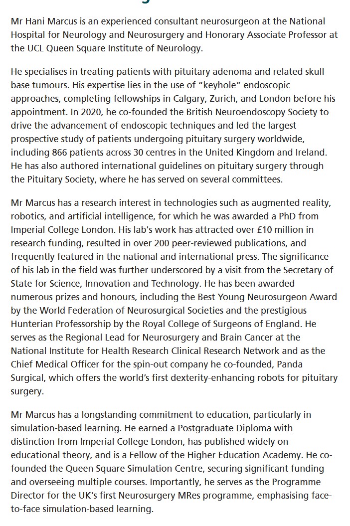 SurgicalDSC's tweet image. 🚀 Coming soon! Don’t miss Dr. @hani_marcus —neurosurgery pioneer & AI/robotics innovator—at SDSC’s Data Science Roundtable! A game-changing talk on the future of neurosurgery + tech. Bio below.🧠🤖
📅 Tomorrow July 16, 10:30AM EST
🔗 Save your spot: forms.gle/tJ4HMeMUSBphJZ…