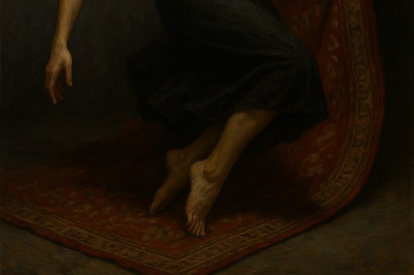 ..
.
                          منحها الثقة
      ثم سحب البساط من تحت قدميها
               وقال: إياكِ أن تسقطي
                     وحين تهاوت
                 شكا: لم تسمعني

.
..