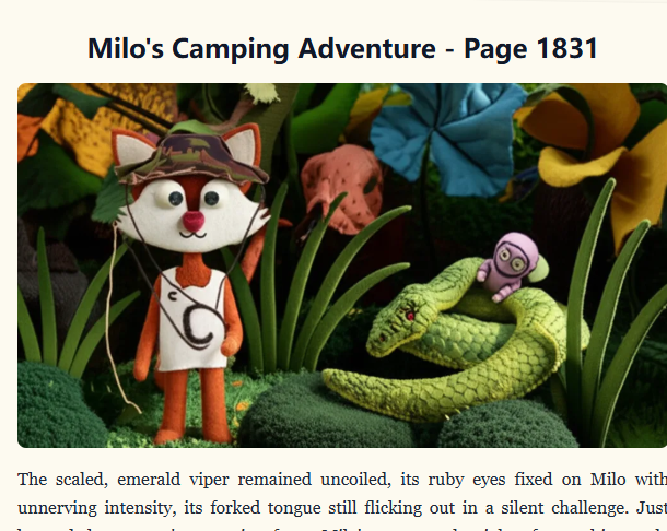 Just created my page in @‌campnetworkxyz's Never Ending Story using @‌StoryChain_AI 📖 Continue Milo's story for a chance to win a @‌CampTrailHeads WL spot! #NeverEndingStory