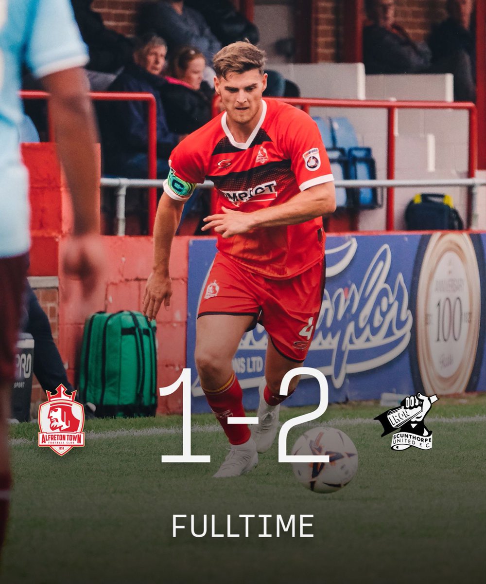 FULL TIME: <a href="/AlfretonTownFC/">Alfreton Town FC</a> 1-2 <a href="/SUFCOfficial/">Scunthorpe United FC</a>  Trialist 34; Roberts 24' Chadwick 72

Alfreton with another useful run out against the Iron and were arguably unfortunate to be on the wrong end of the result. Plenty of postives to take

Thank you for your support. 

#ATFC | #Ofton