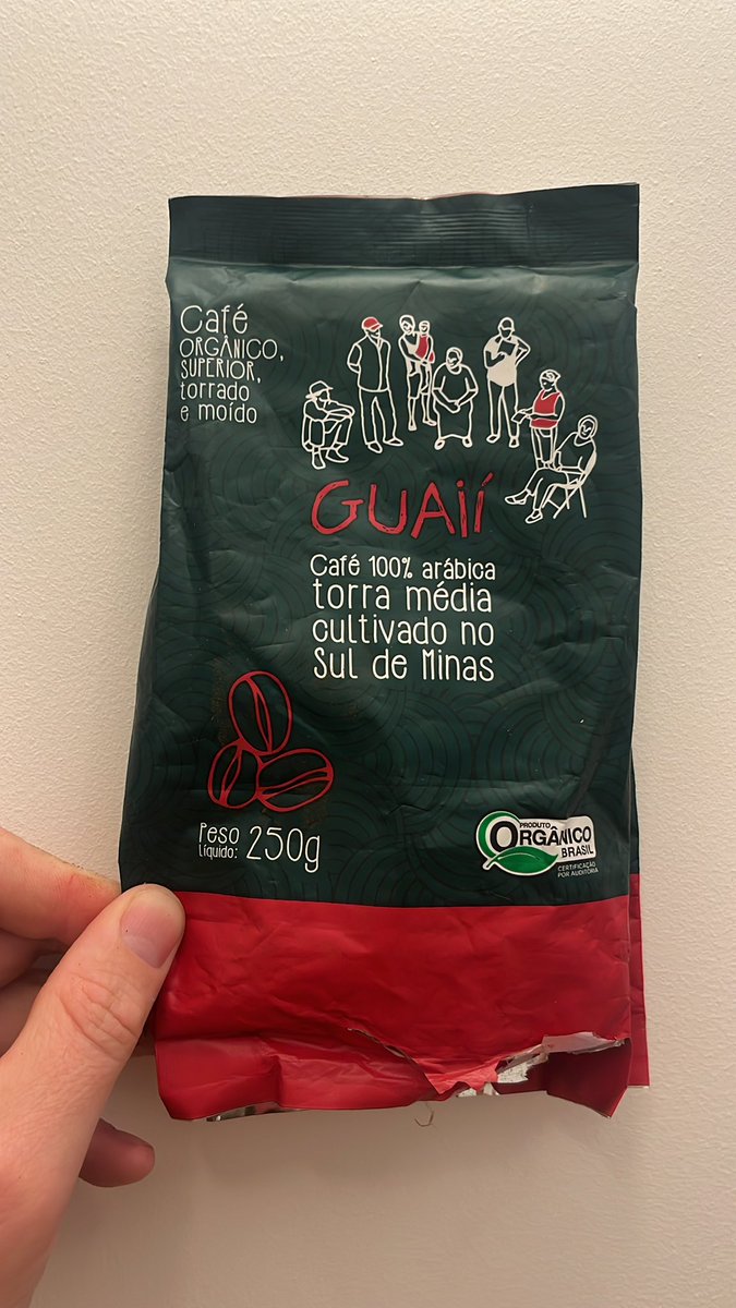 eamonnpmcmahon's tweet image. Guaií coffee.. organic coffee from Sul de Minas..    fabulous chocolatey hazelnut aroma. Highly recommend. #CoffeeTalk