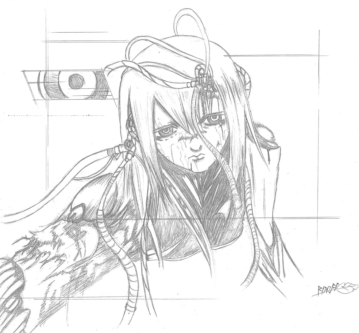 Zekst6's tweet image. New Sketch! - Cibo.

#Blame #blamecibo #blamefanart #drawing #draw #mangaart #dibujos #dibujolapiz #dibujo #anime #animefanart #Mangafanart #blameciboart #animegirl #cyborg