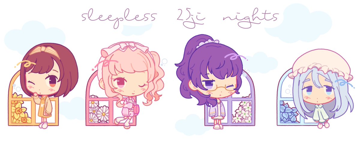 blunemone's tweet image. ☁️💤 sleepy 25ji… ! 
#prsk_fa #25ji