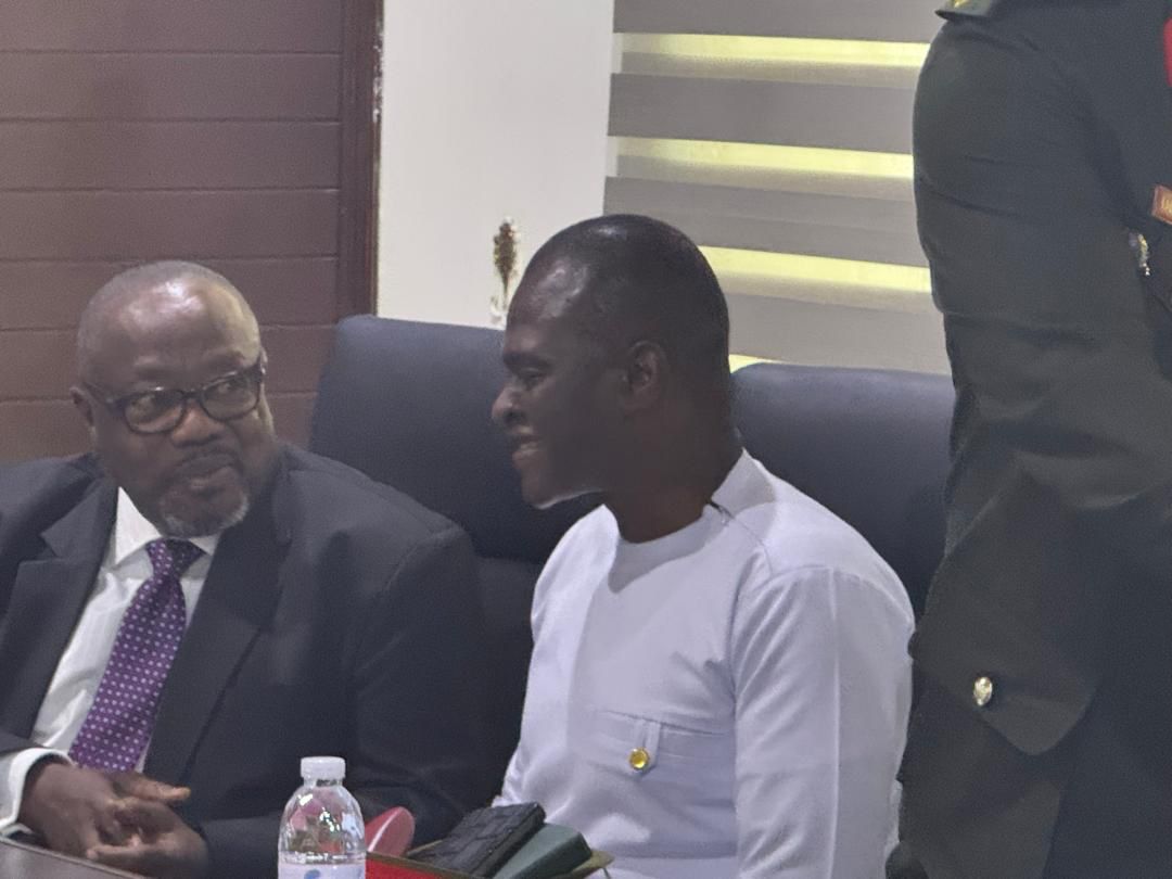 HonMills's tweet photo. After my swearing-in ceremony as NADMO Board Chairman, I had the opportunity to discuss few things with the National Coordinator for NADMO- Major (Rtd) Dr. Joseph Bikanyi Kuyon. We shall succeed 🙏 https://t.co/OChDoM2UI9